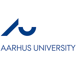 Logo of Aarhus University.